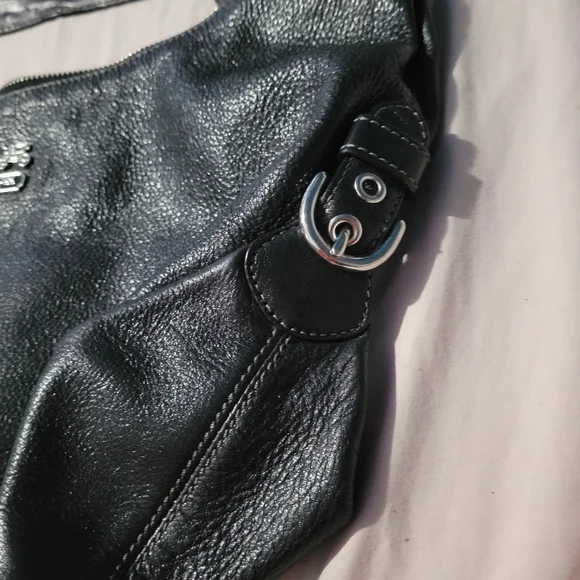 Coach Madison Hailey Leather Hobo Bag - Picture 7 of 16